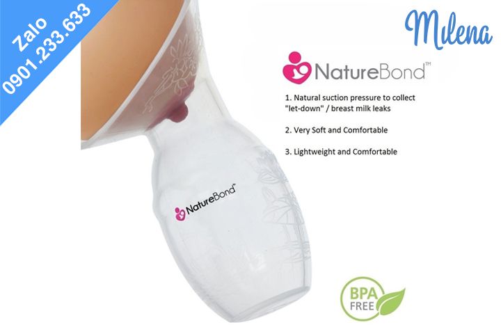Sử dụng cốc hứng sữa NatureBond để làm sạch đầu ti